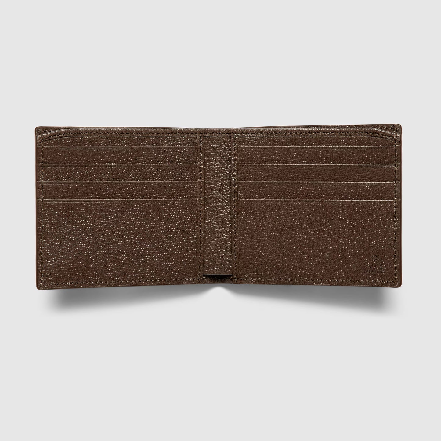 BROWN INTERIOR GG COIN WALLET